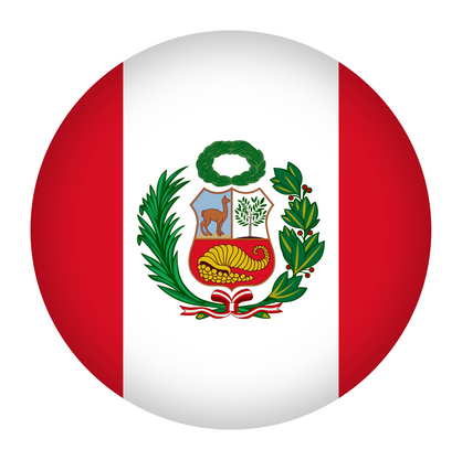 Round Flag Peru